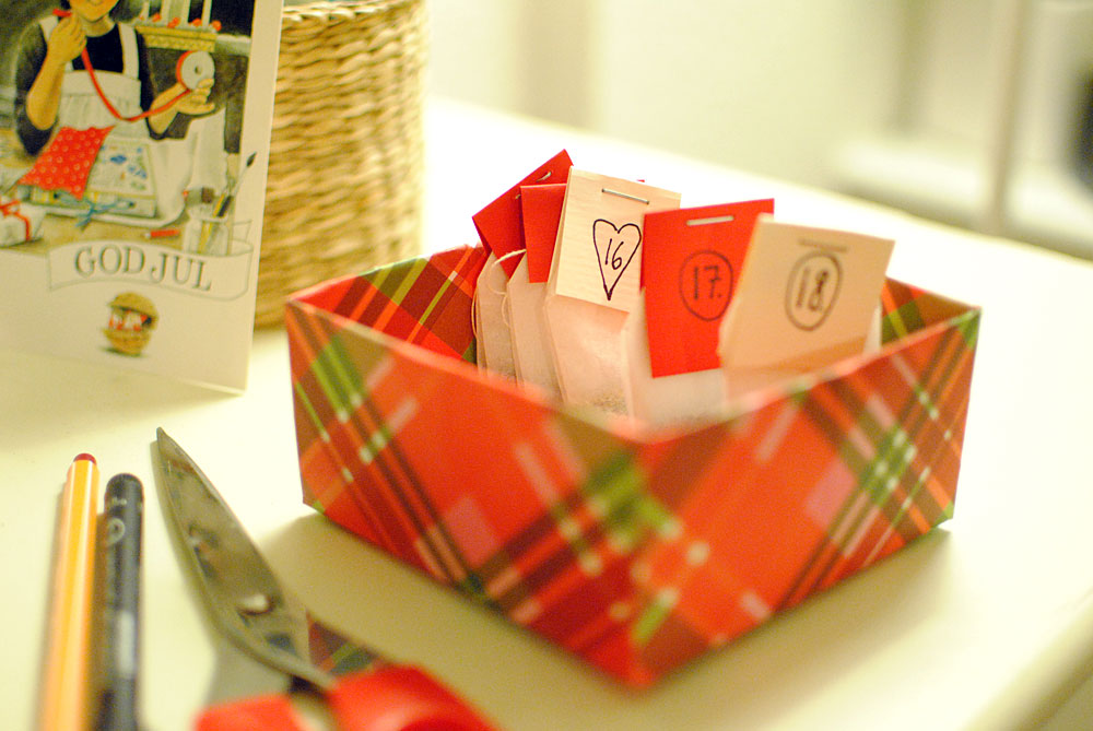 DIY-julekalender med te