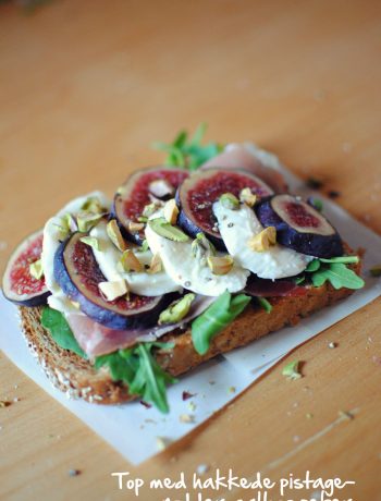 Opskrift: Sandwich med mozzarella og figner | Frk. Kræsen