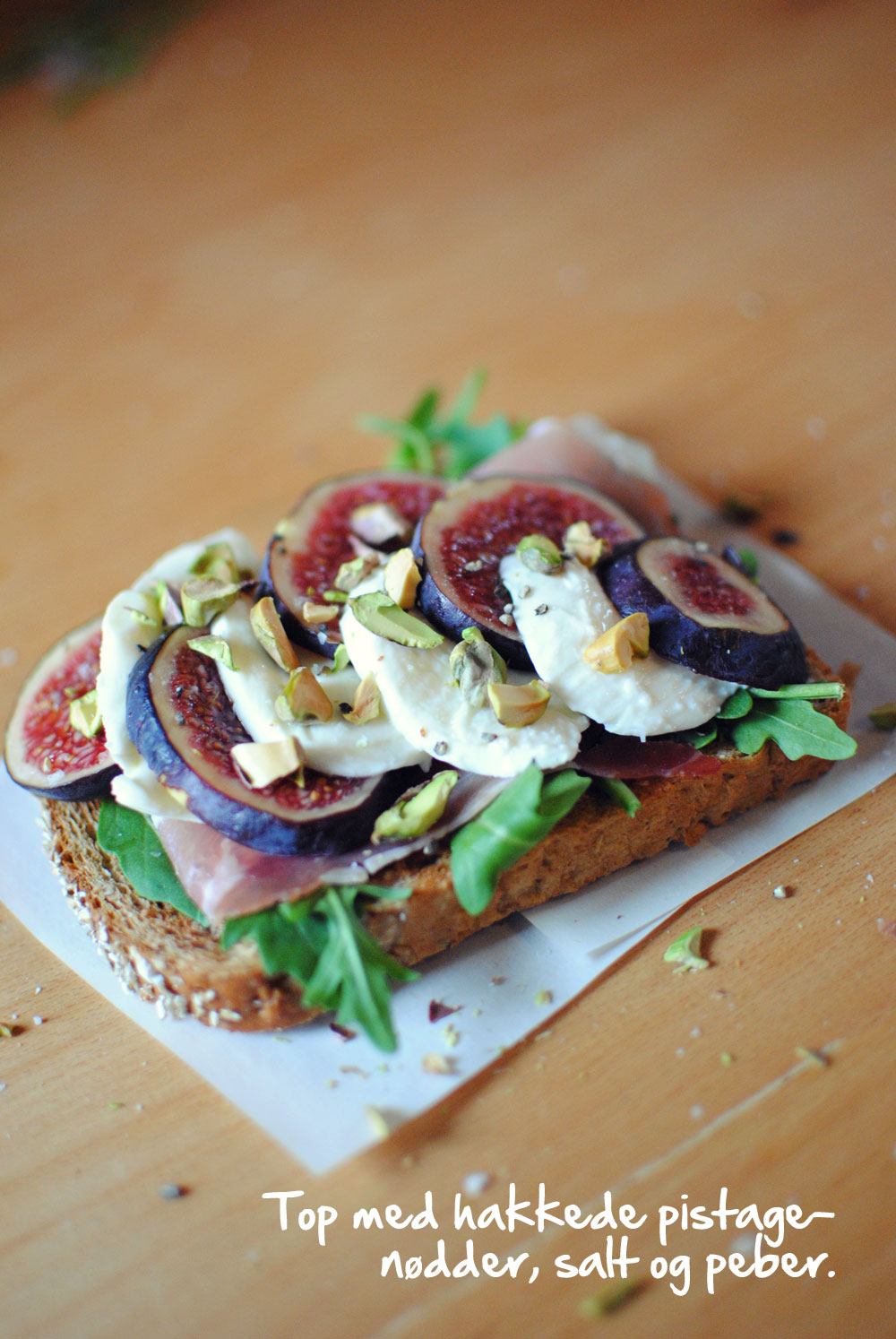 Opskrift: Sandwich med mozzarella og figner | Frk. Kræsen