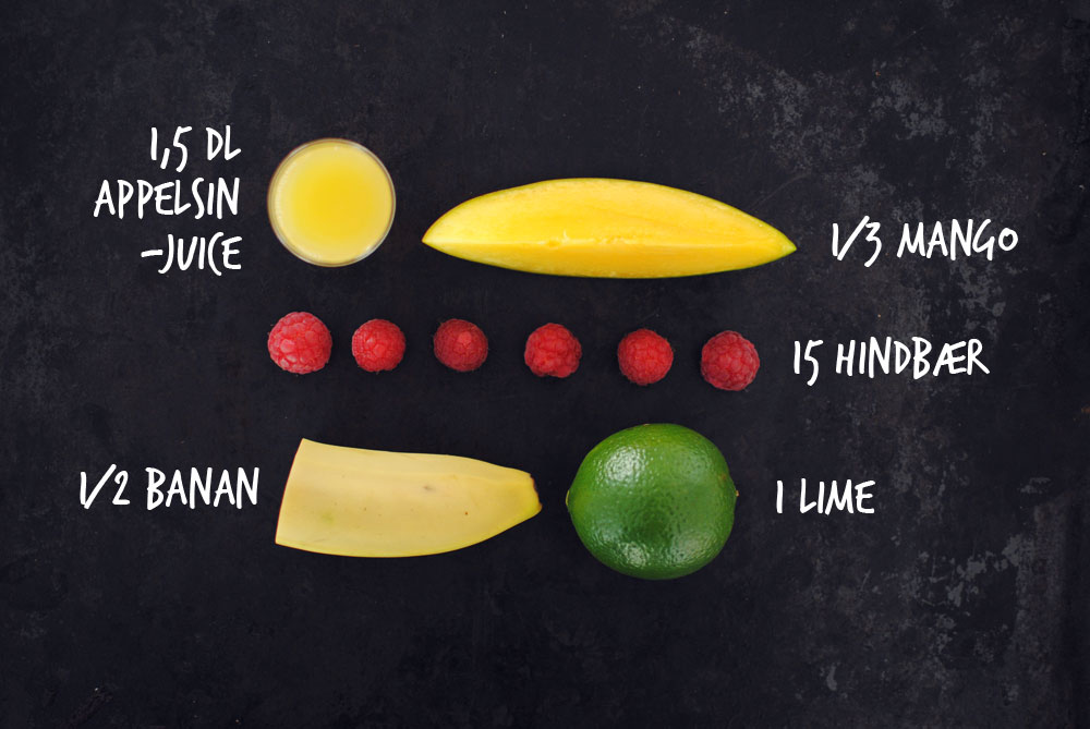 Opskrift: Smoothie med hindbær og banan | Frk. Kræsen