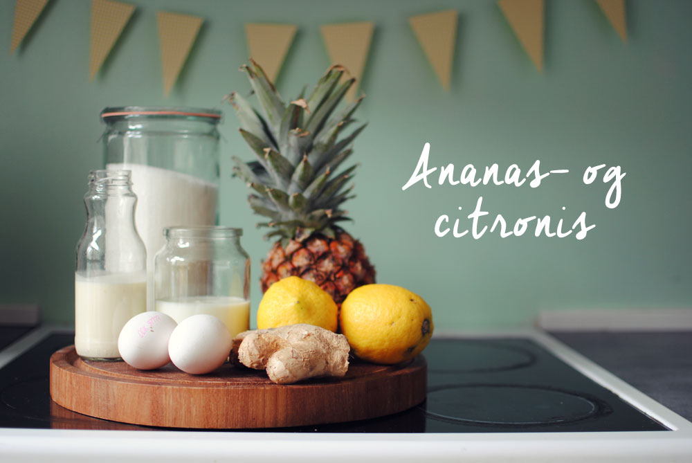 Opskrift: Is med ananas og citron | Frk. Kræsen