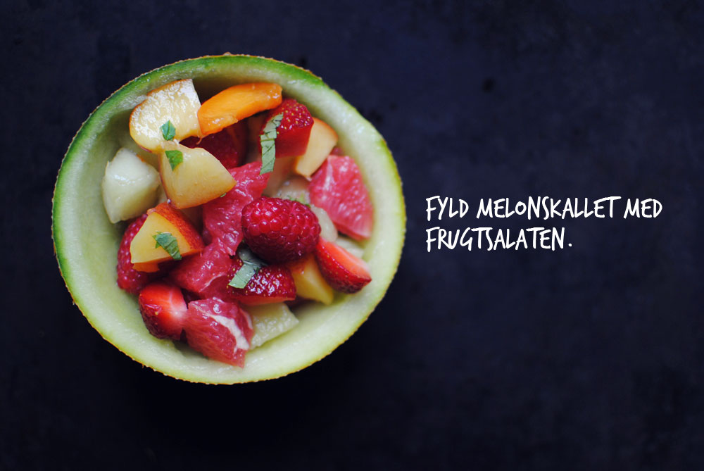 Opskrift: Frugtsalat med melon | Frk. Kræsen