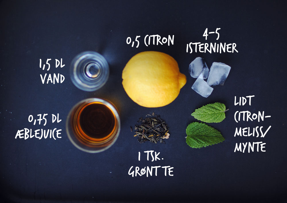 Opskrift: Grøn is-te med citron | Frk. Kræsen