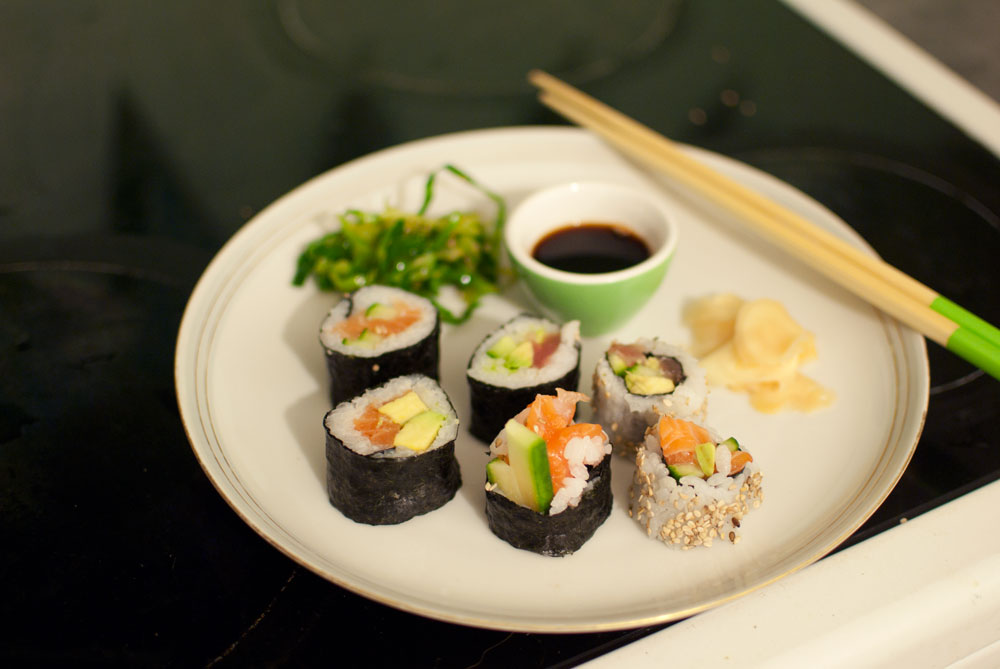 Opskrift: Hjemmelavet sushi | Frk. Kræsen
