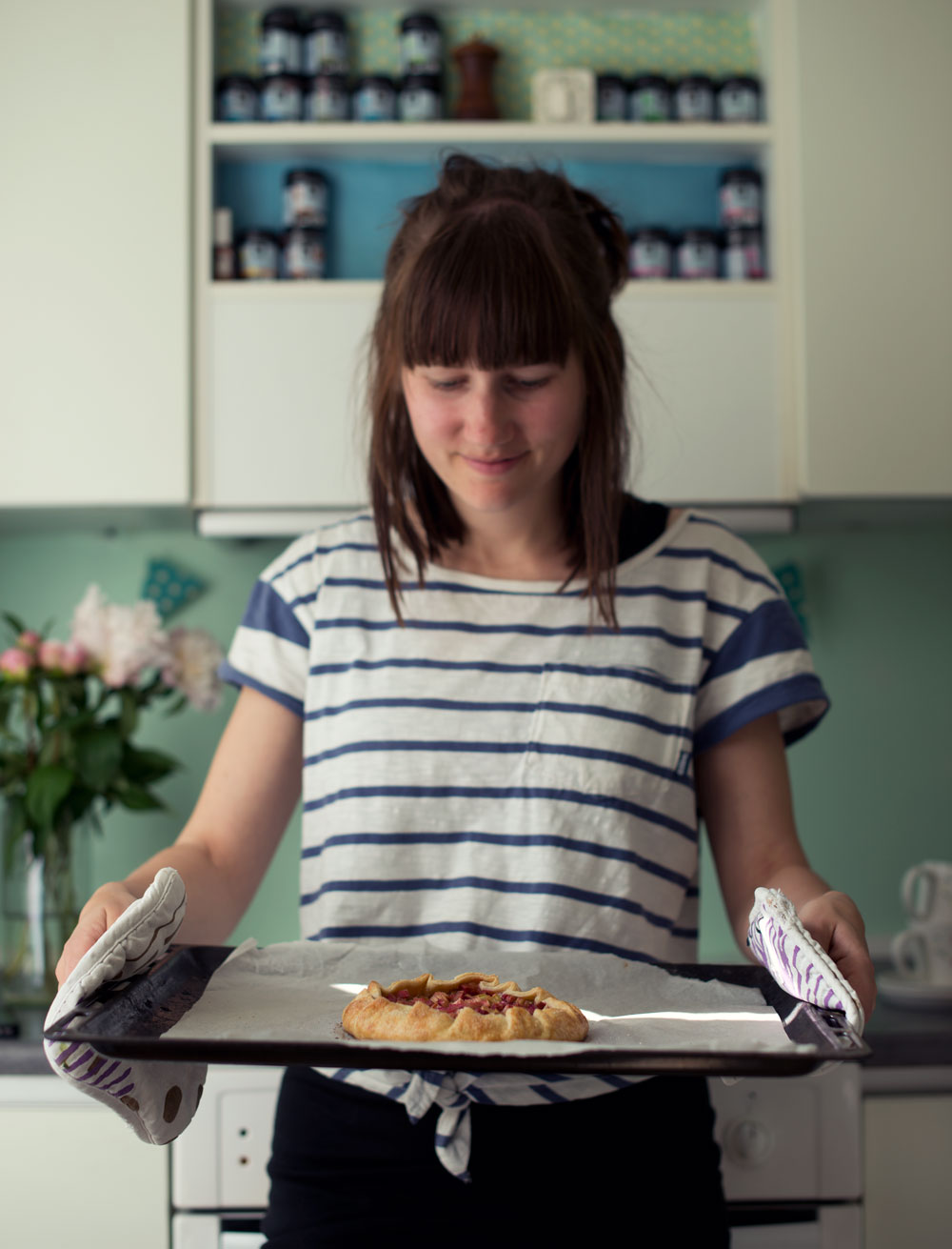 Opskrift: Galette med rabarber | Frk. Kræsen