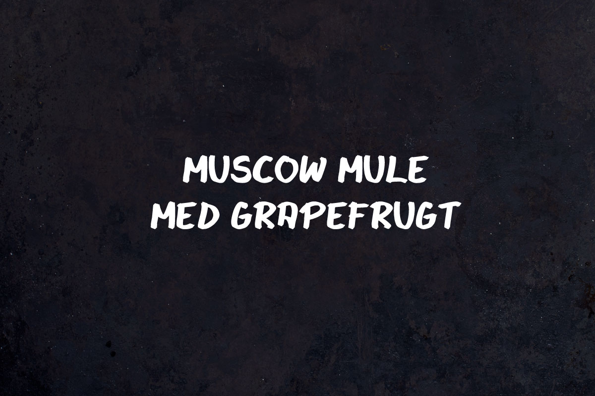 Opskrift: Muscow mule | Frk. Kræsen