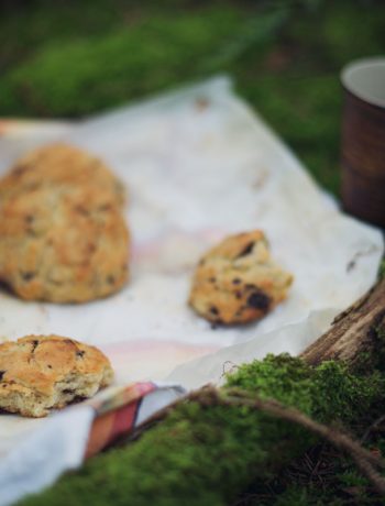 Scones med chokolade og banan | Frk. Kræsen