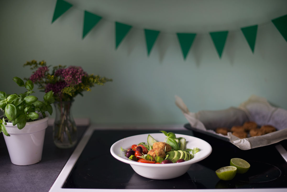 Opskrift: Falafel med soltørrede tomater | Frk. Kræsen