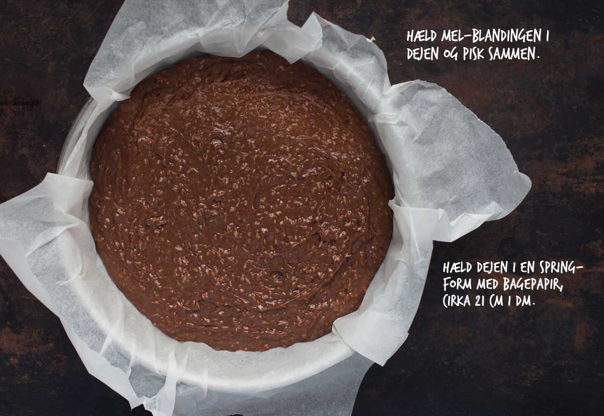 Opskrift: Svampet chokoladekage med kokos | Frk. Kræsen