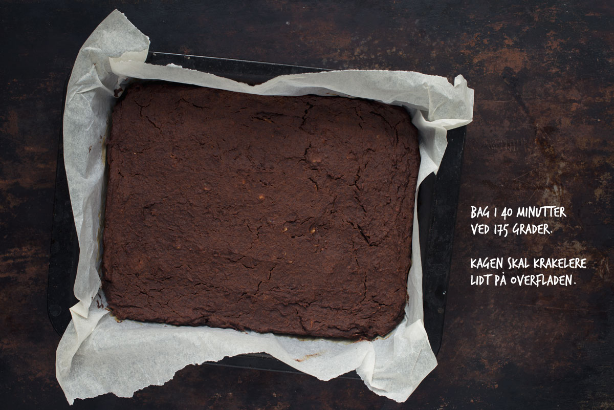 Opskrift: Vegansk brownie/chokoladekag | Frk. Kræsen