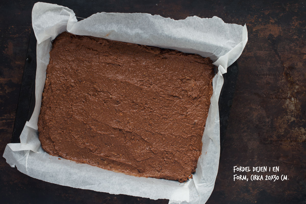 Opskrift: Vegansk brownie/chokoladekag | Frk. Kræsen