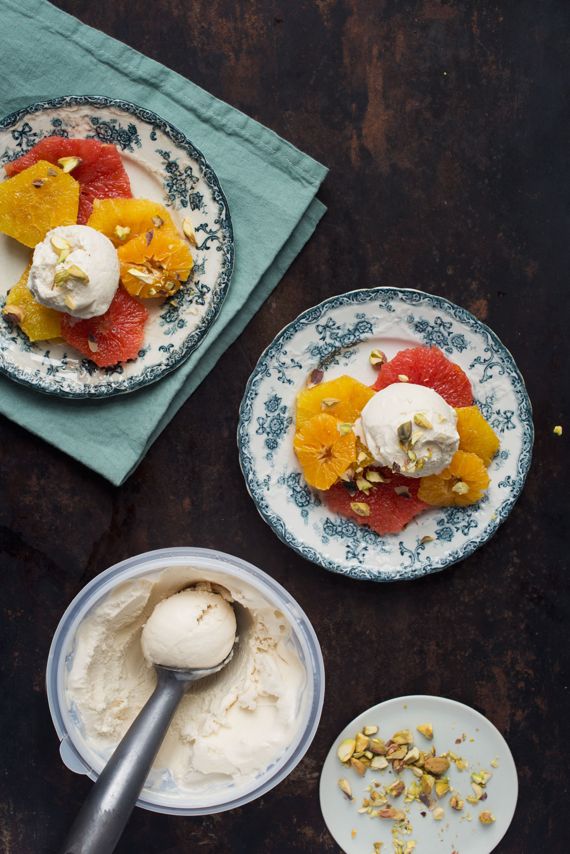 Opskrift: Dessert med bagte appelsiner