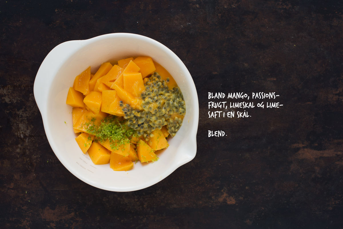 Opskrift: Is med mango og passionsfrugt