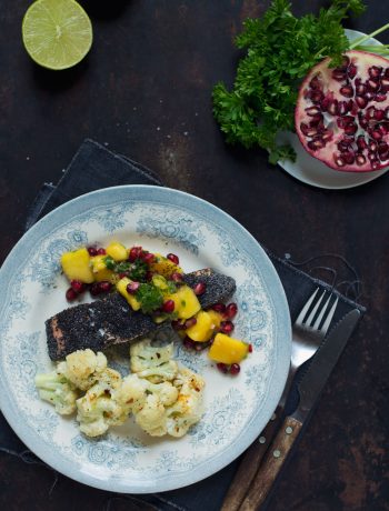 Opskrift: Laks med mangosalsa