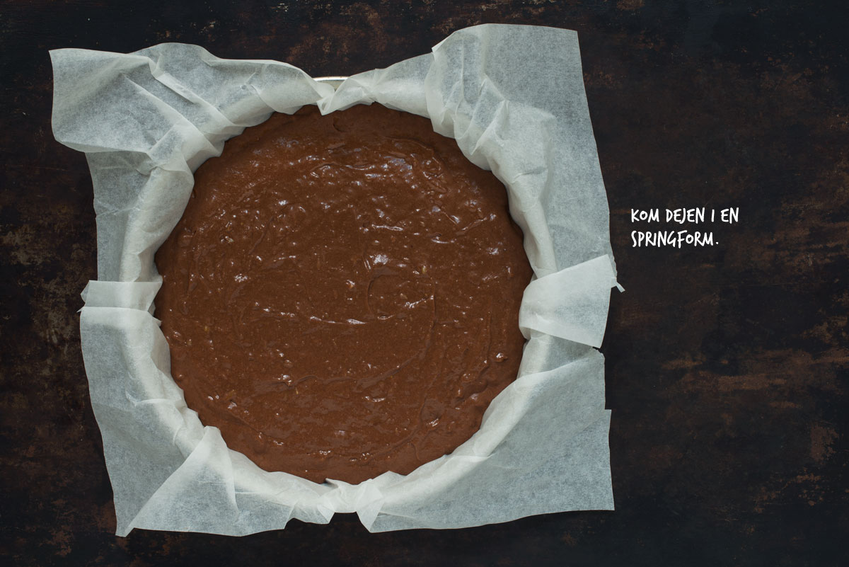 Opskrift: Chokoladekage med valnødder | Frk. Kræsen