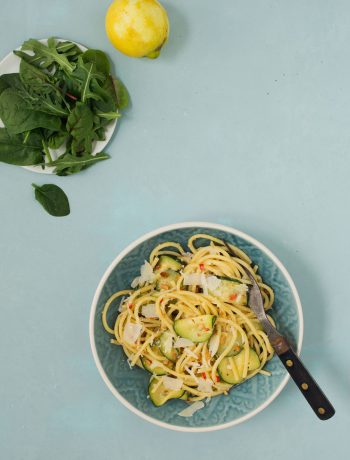 Opskrift: Vegetarisk pasta med squash og citron | Frk. Kræsen