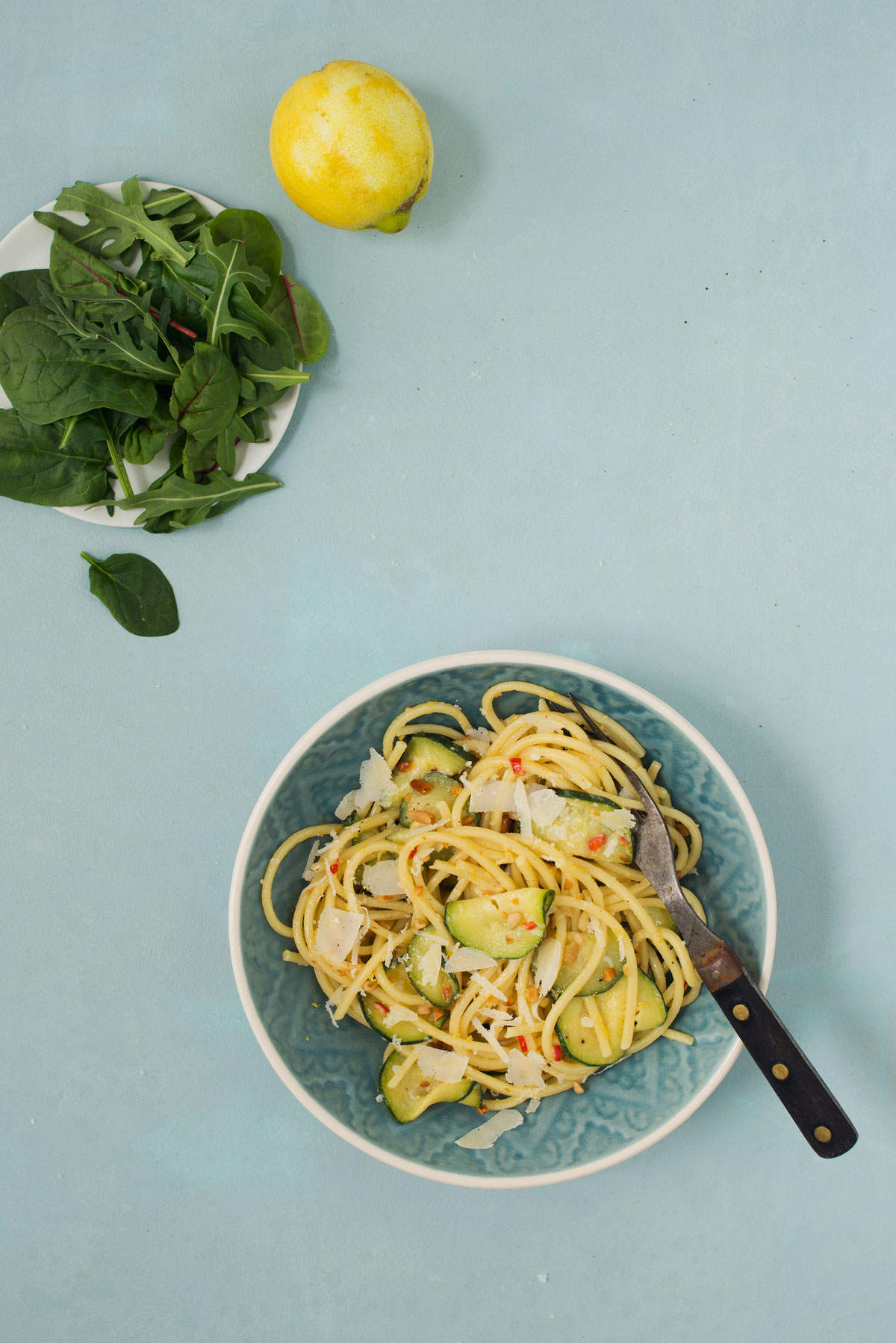 Opskrift: Vegetarisk pasta med squash og citron | Frk. Kræsen