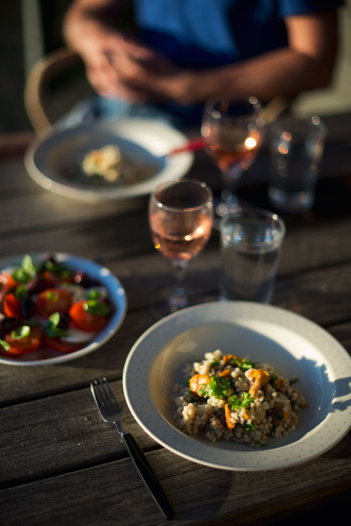 Opskrift: Bygotto (risotto) med kantareller | Frk. Kræsen