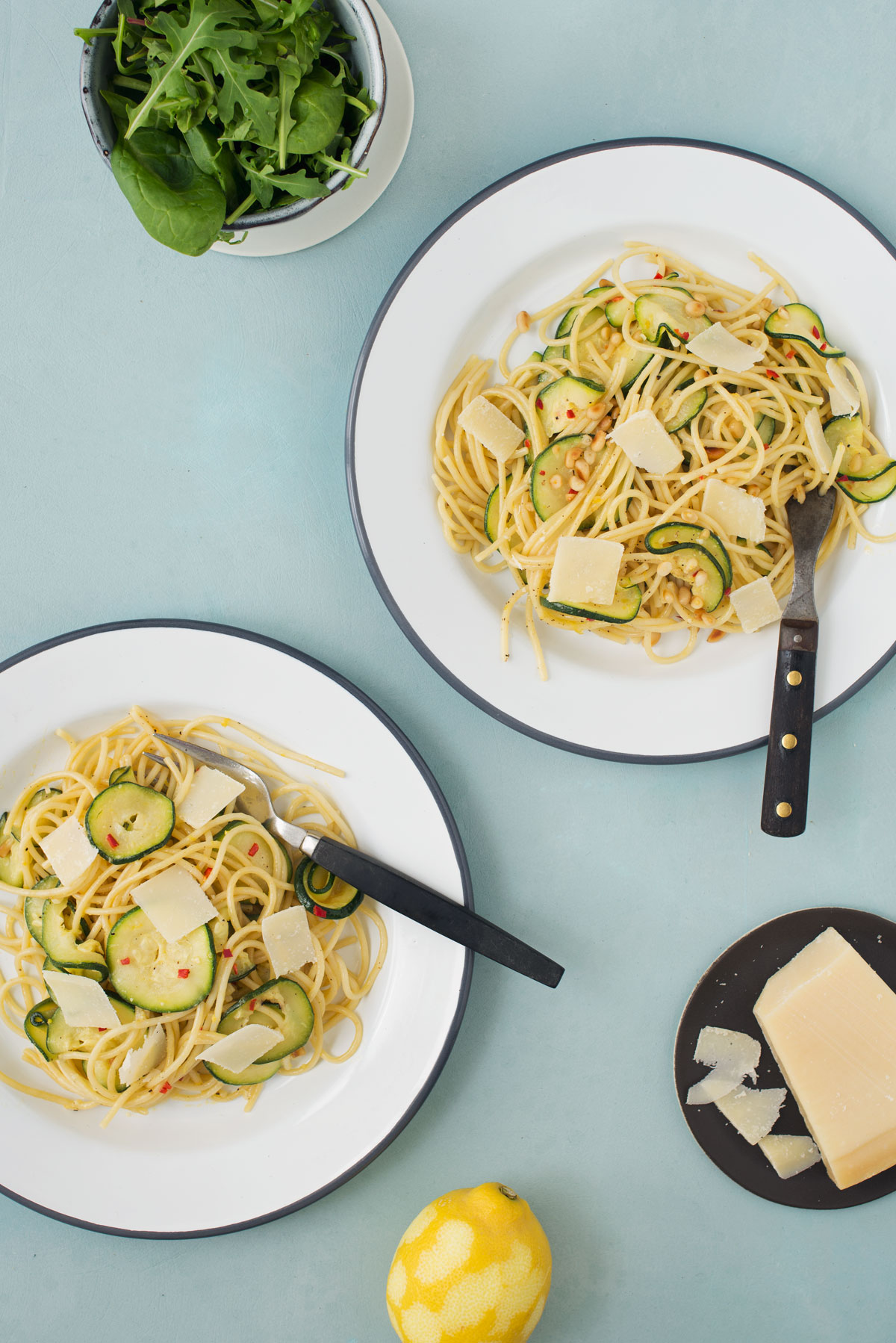 Opskrift: Vegetarisk pasta med squash og citron | Frk. Kræsen