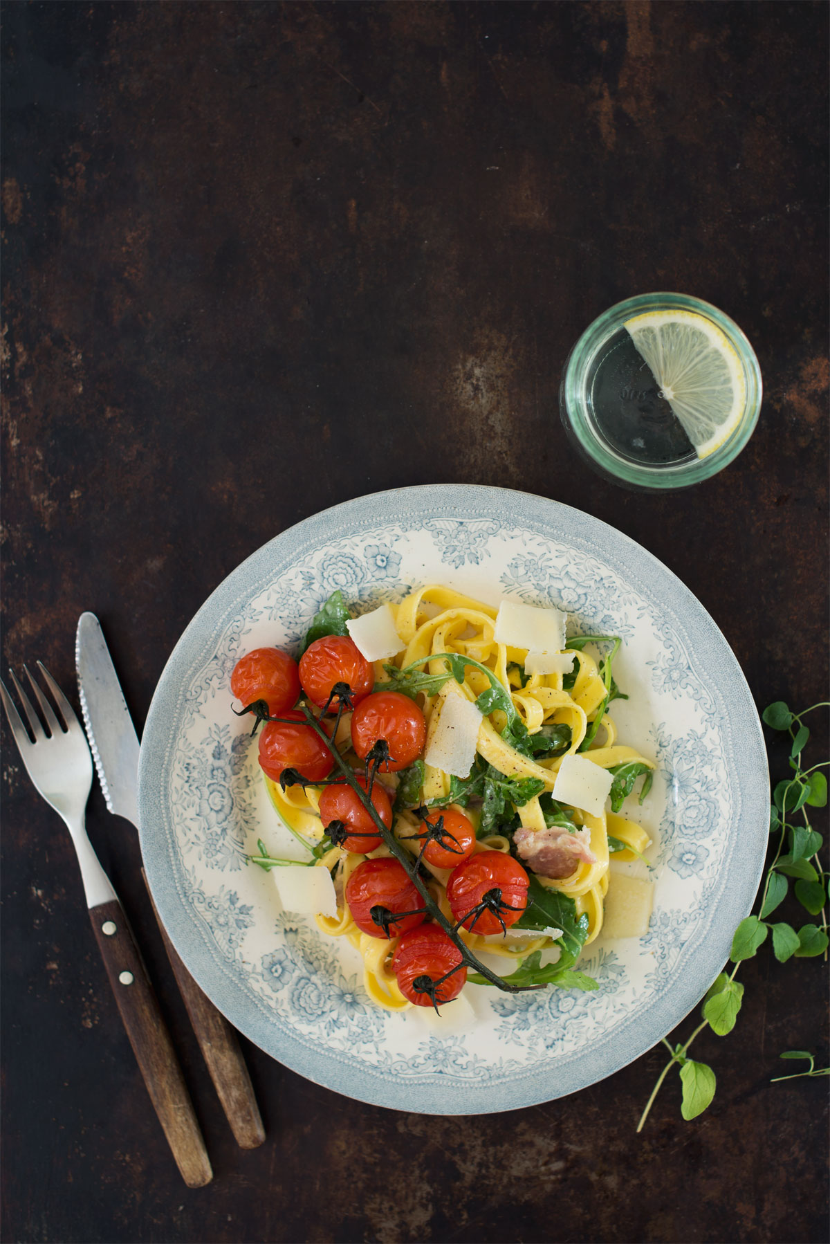 Opskrift: Pasta med bagte tomater og oregano | Frk. Kræsen