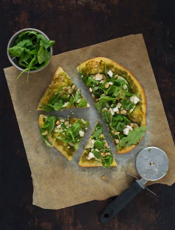 Opskrift: Pizza med squash og rucola | Frk. Kræsen