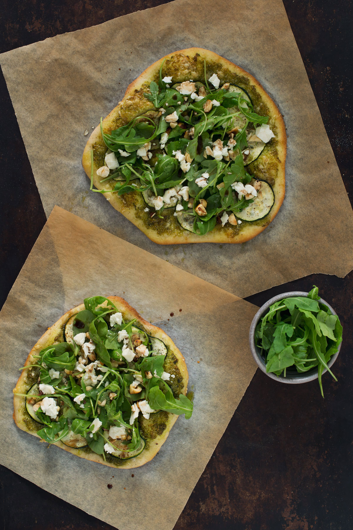 Opskrift: Vegetarisk pizza med squash og rucola | Frk. Kræsen