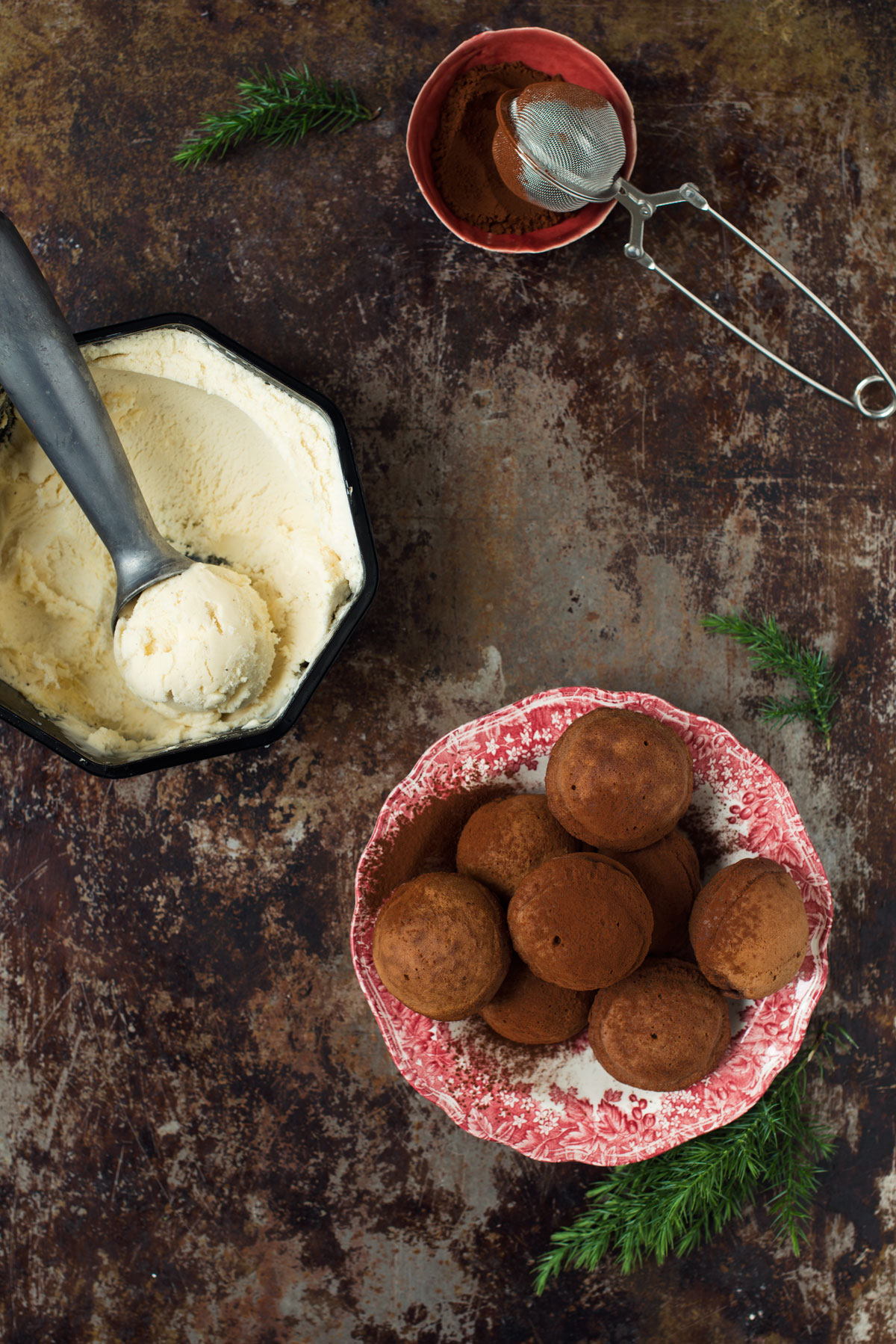 Opskrift: Æbleskiver med chokolade og kokos | Frk. Kræsen