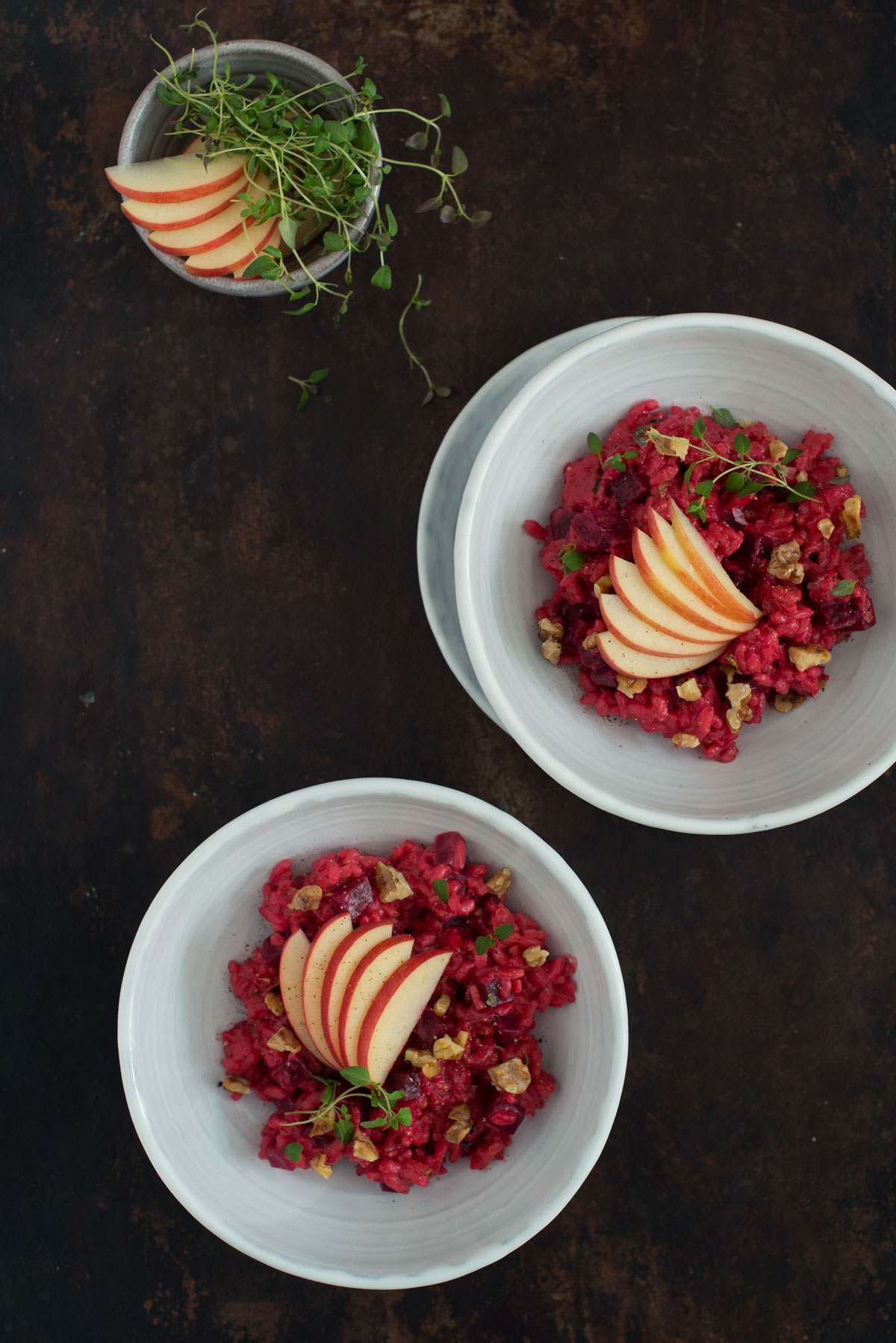 Opskrift: Vegetarisk risotto med rødbede og gedeost | Frk. Kræsen