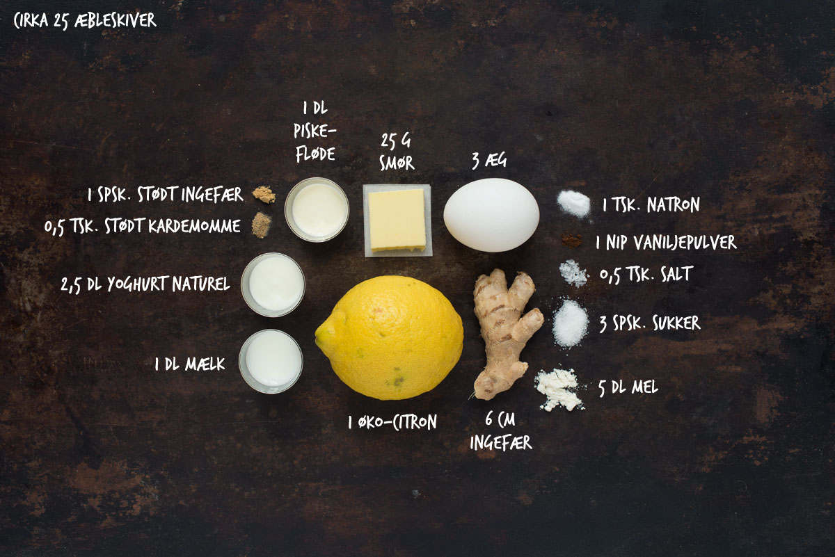 Opskrift: Æbleskiver med ingefær | Frk. Kræsen