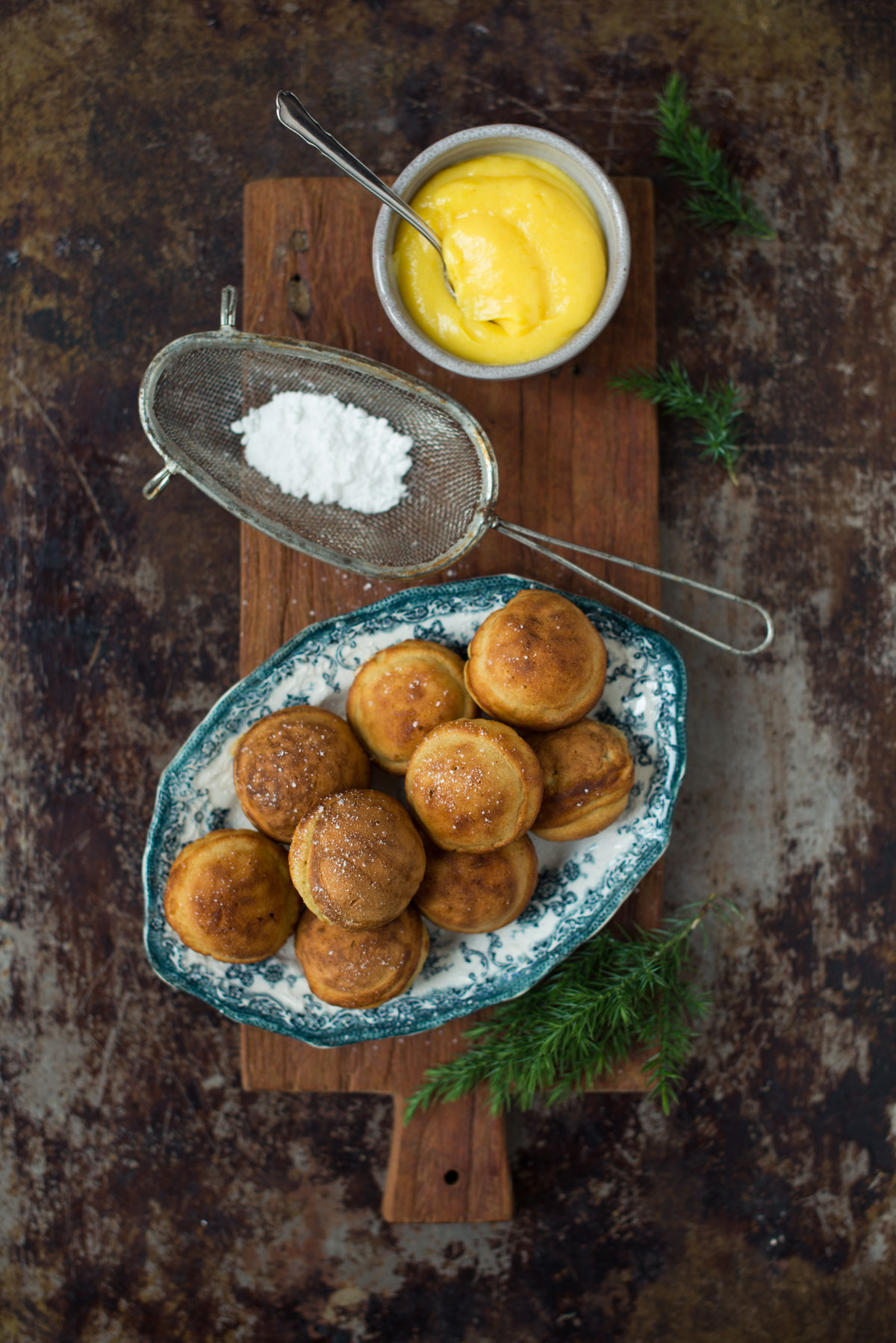 Opskrift: Æbleskiver med ingefær | Frk. Kræsen