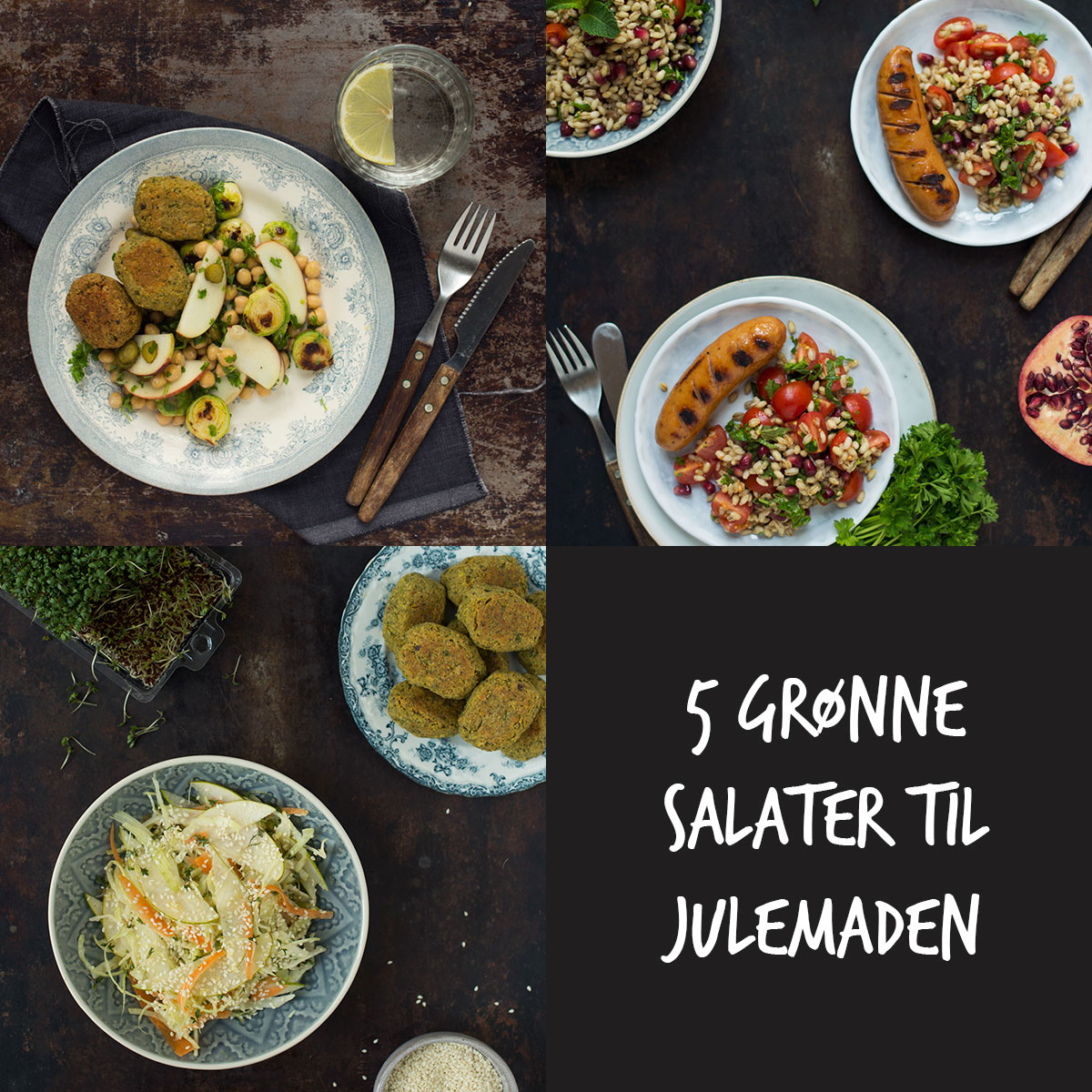 5 grønne salater til julemaden | Frk. Kræsen