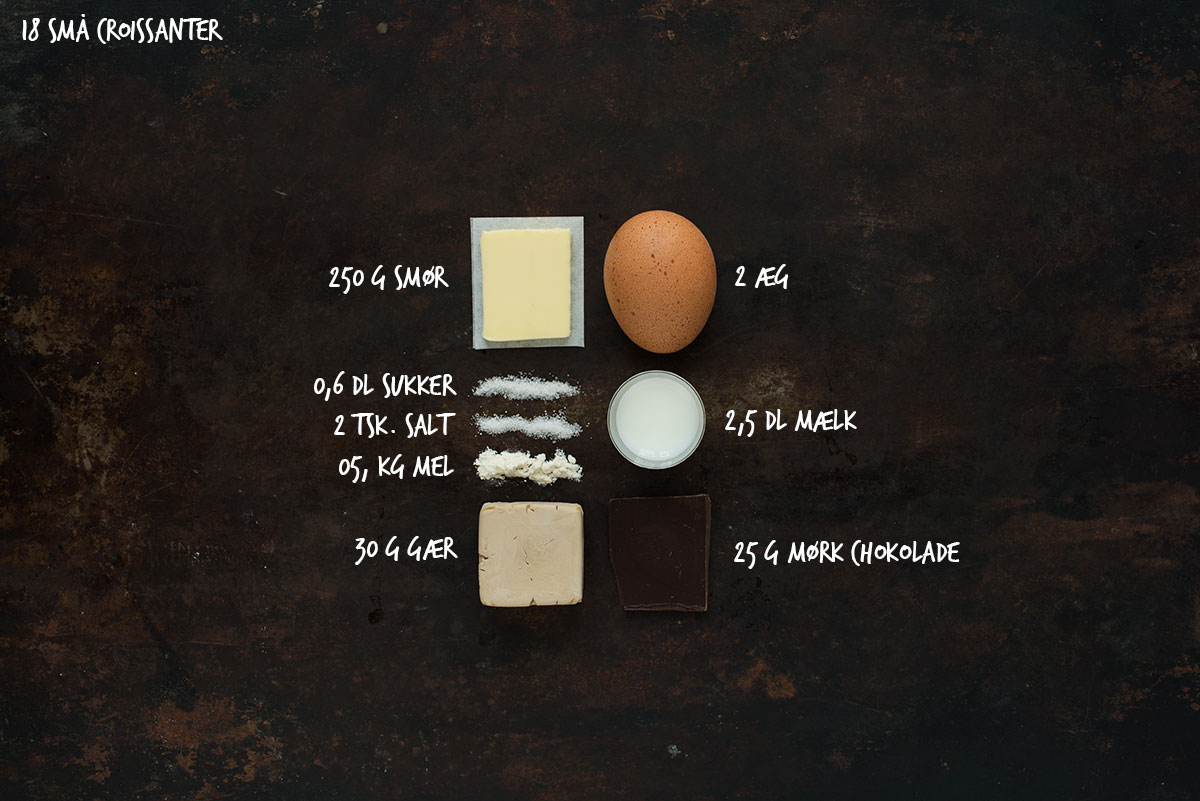 Opskrift: Chokoladecroissanter | Frk. Kræsen