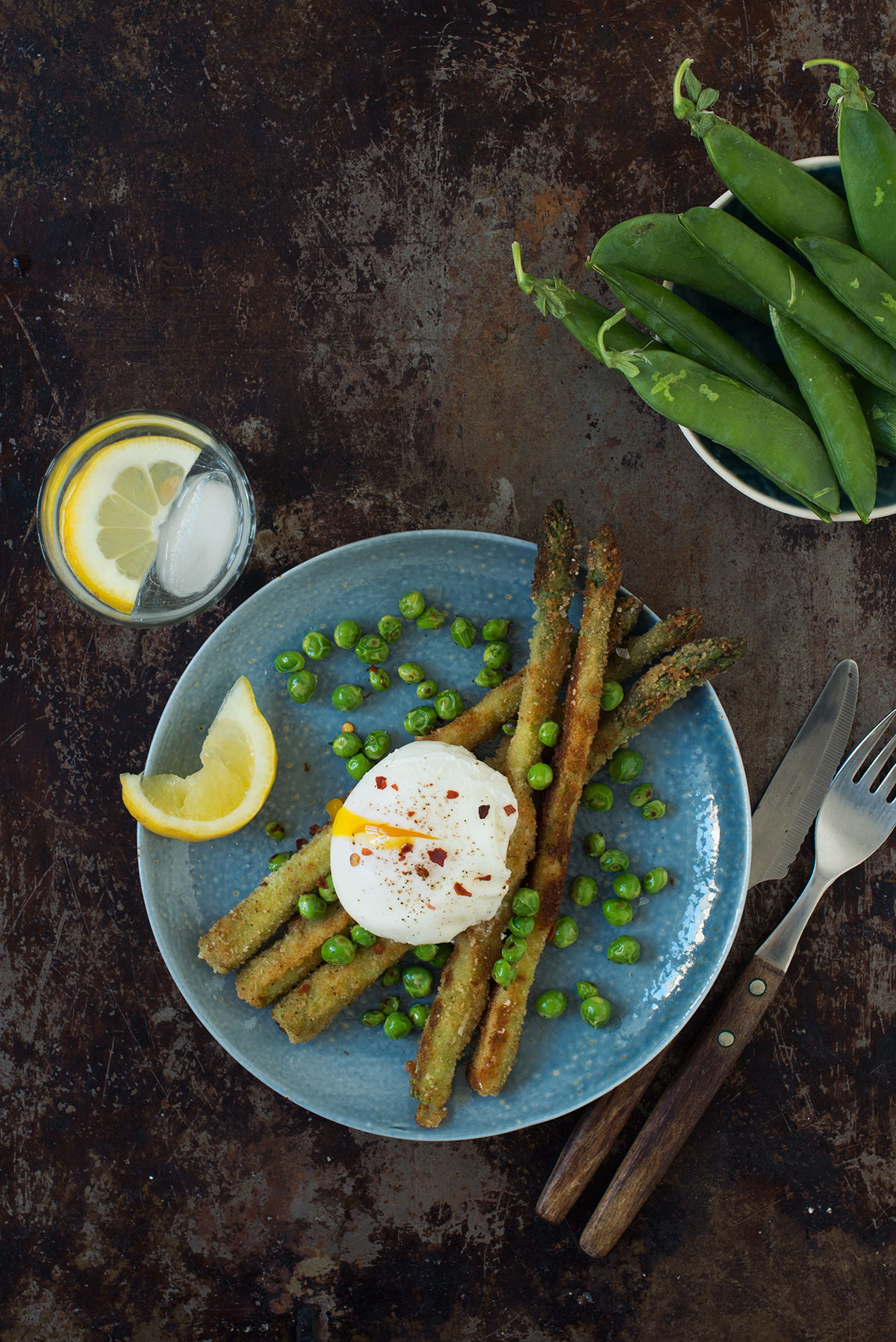 Opskrift: Paneret asparges og pocheret æg| Frk. Kræsen