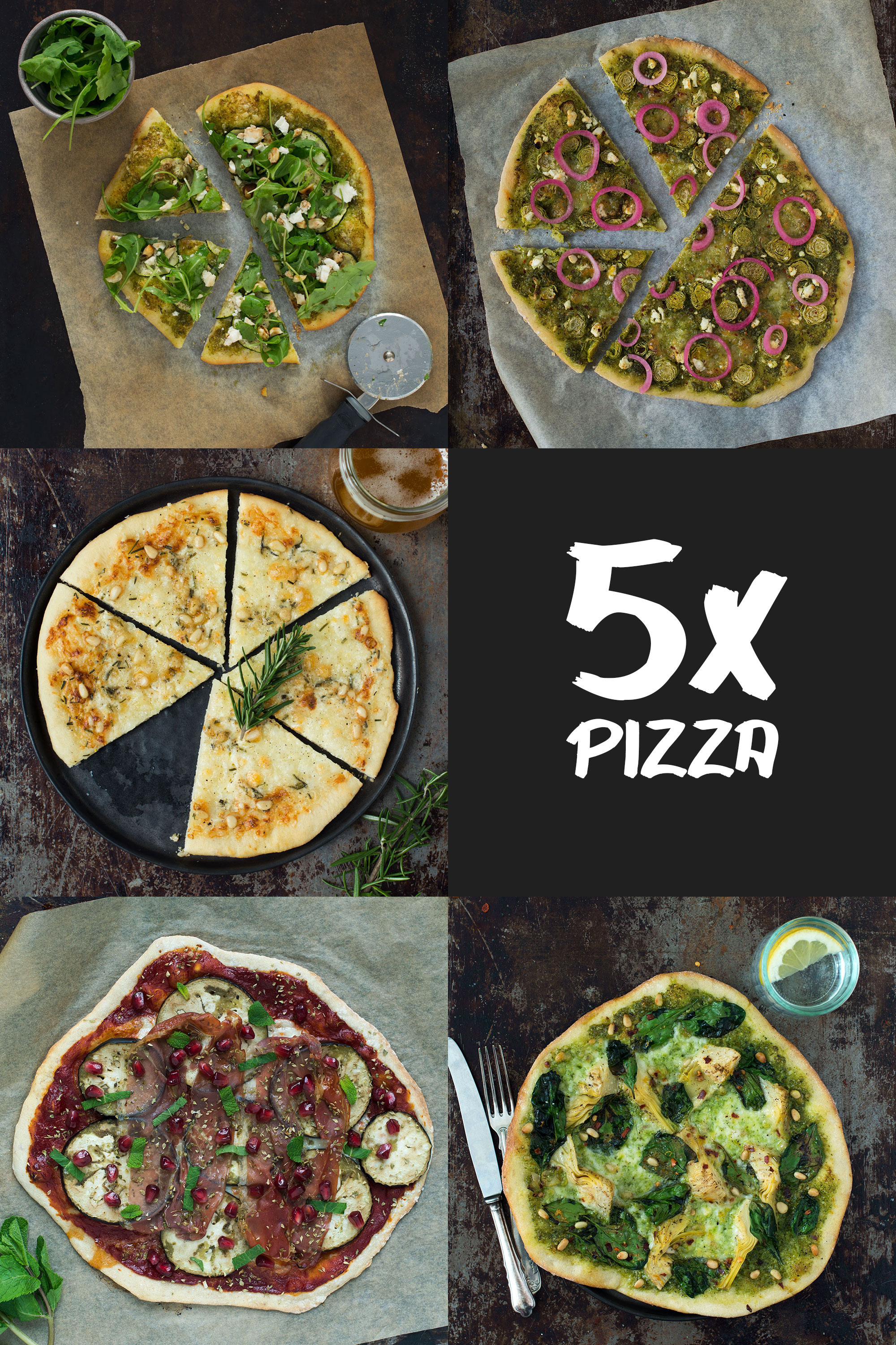 5x hjemmelavet pizza | Frk. Kræsen