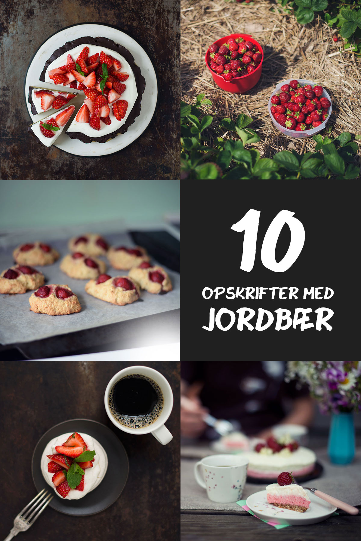 10 opskrifter med jordbær | Frk. Kræsen