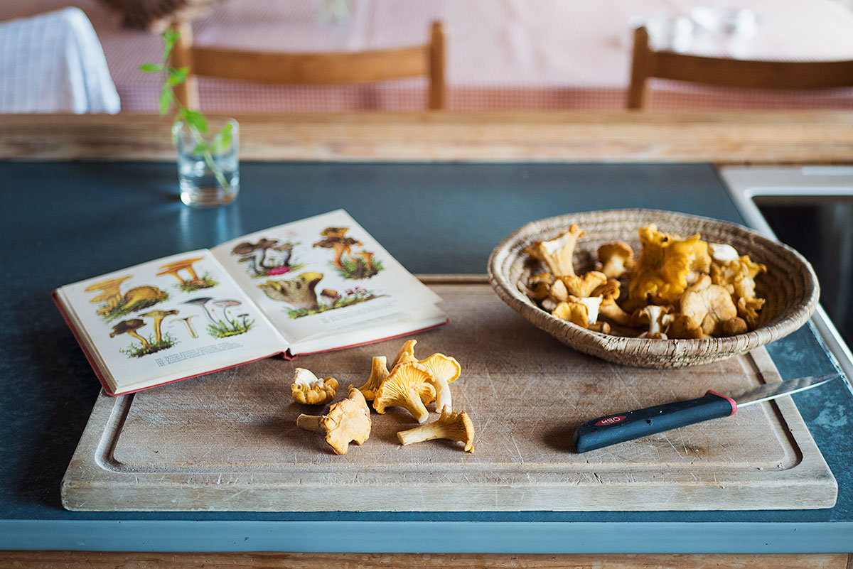 Opskrift: Fyldte pandekager med champignoner | Frk. Kræsen