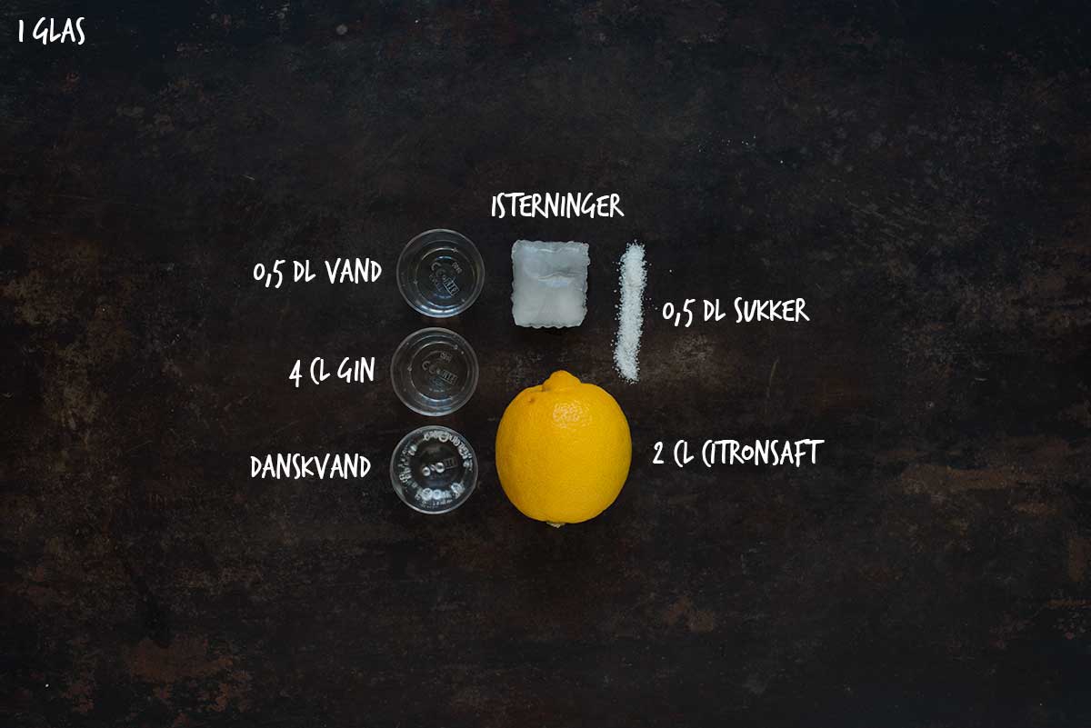 Opskrift: Drinken Tom Collins | Frk. Kræsen