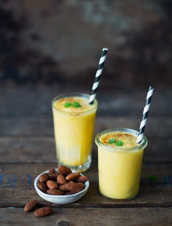 Opskrift: Frozen mango lassi med rom | Frk. Kræsen