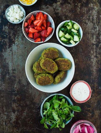 Opskrift: Falafel med ærter og citron | Frk. Kræsen