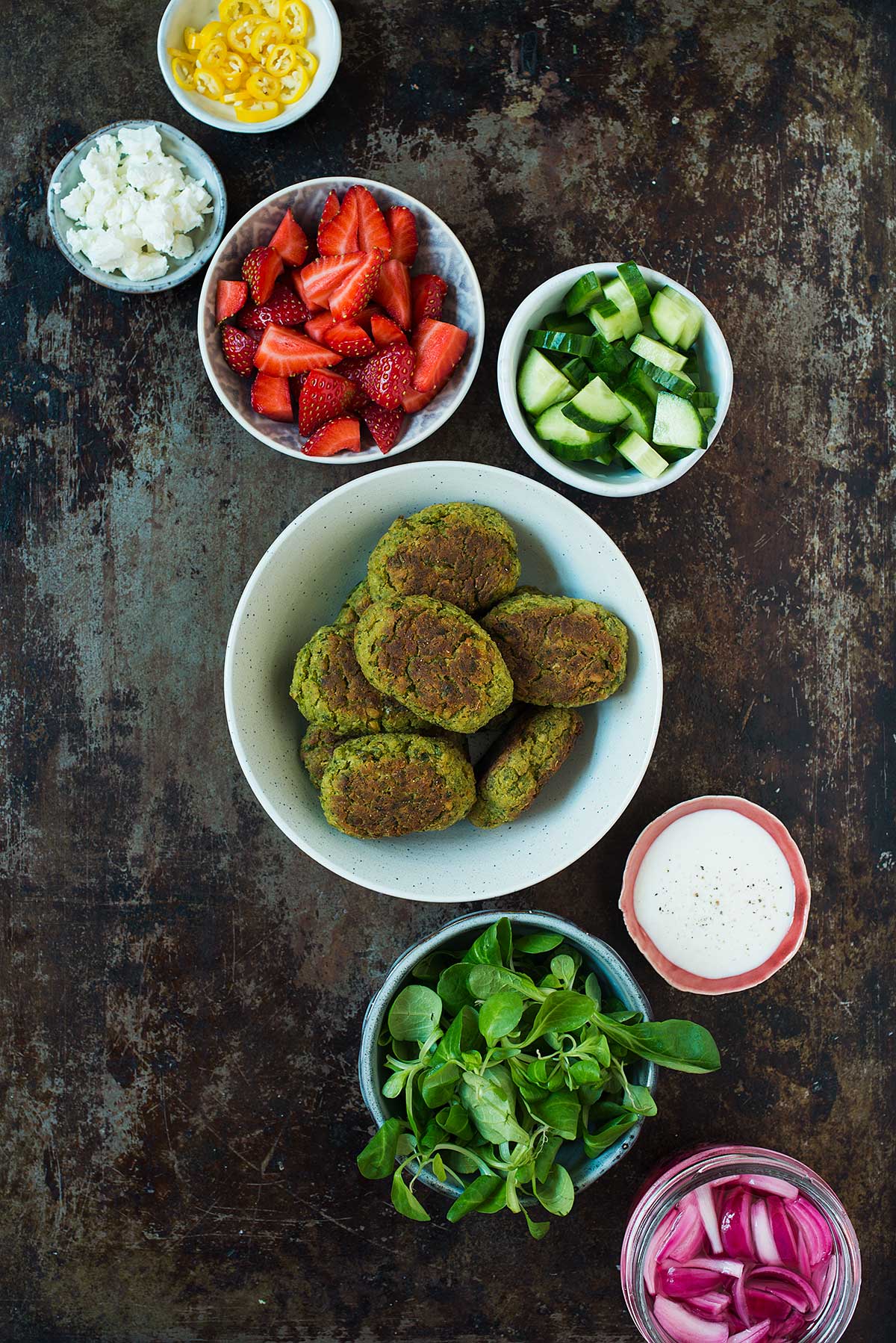 Opskrift: Falafel med ærter og citron | Frk. Kræsen