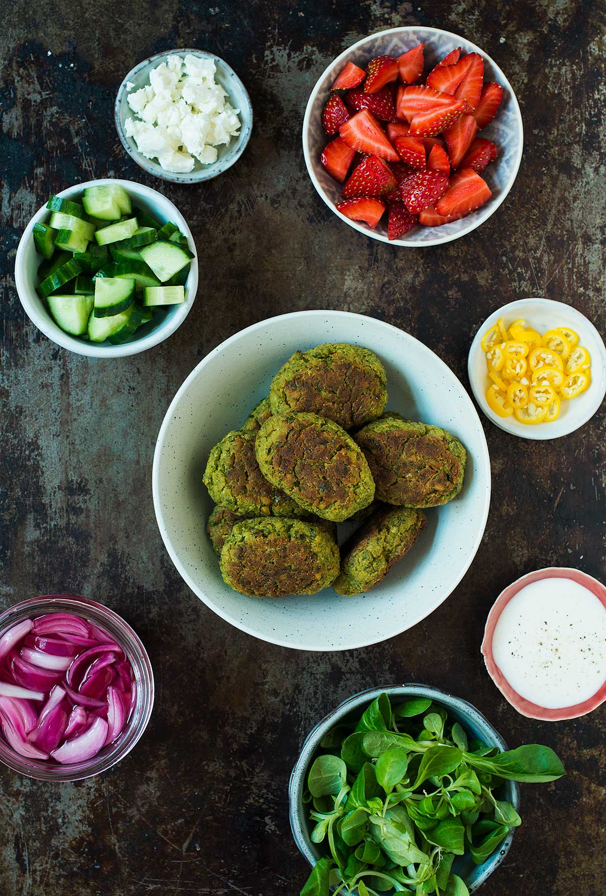 Opskrift: Falafel med ærter og citron | Frk. Kræsen