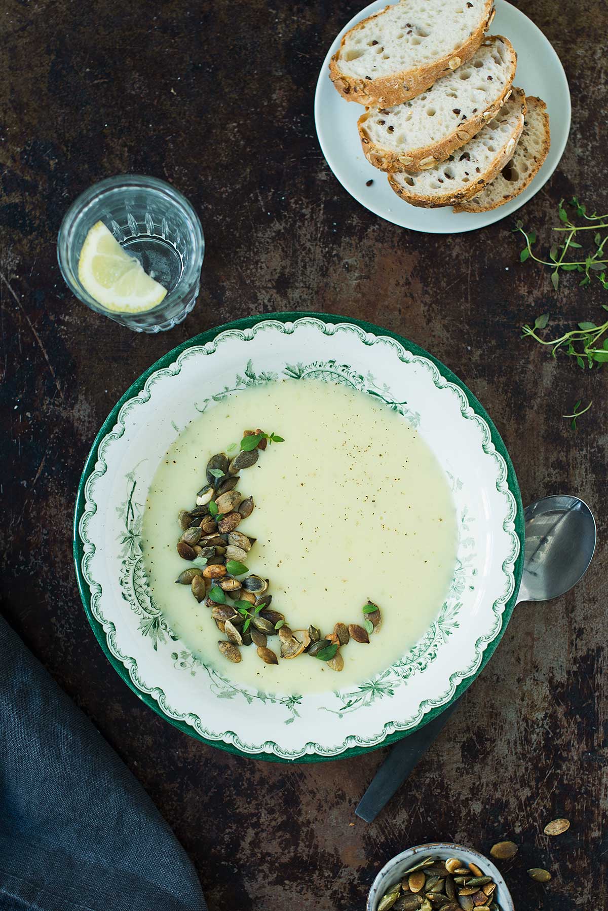 Opskrift: Kartoffelsuppe med citron og timian | Frk. Kræsen