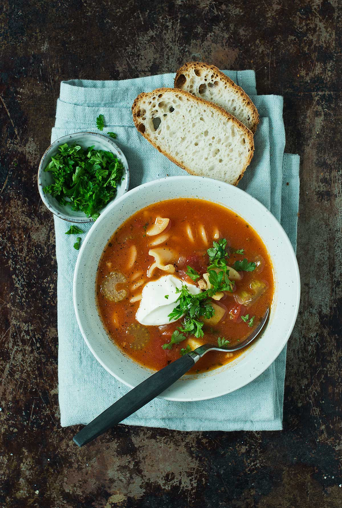 Opskrift: Minestronesuppe | Frk. Kræsen