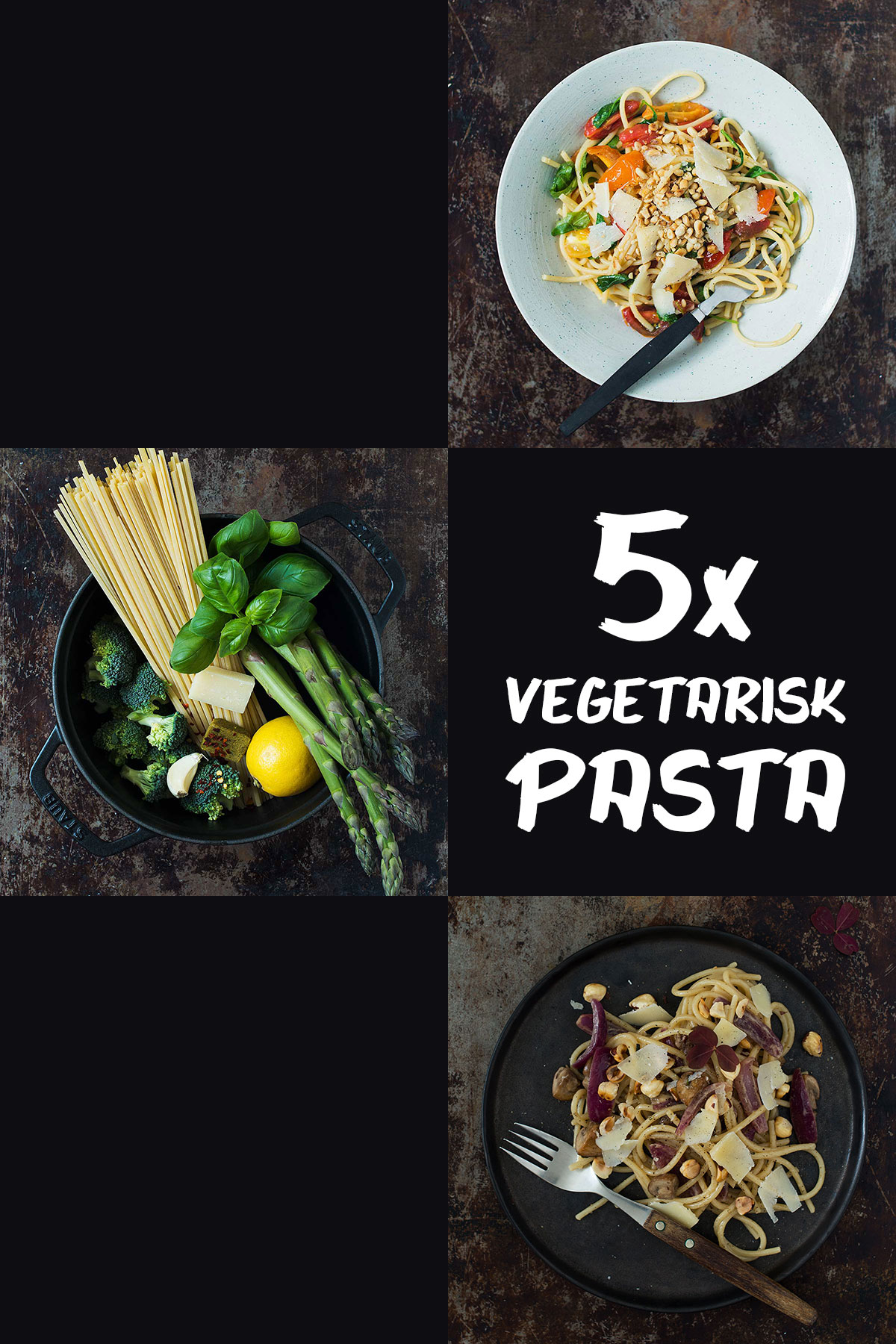 5 opskrifter på vegetarisk pasta | Frk. Kræsen