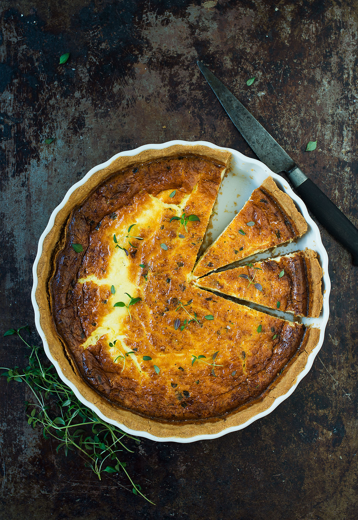 Opskrift: Bacontærte / Quiche lorraine | Frk. Kræsen