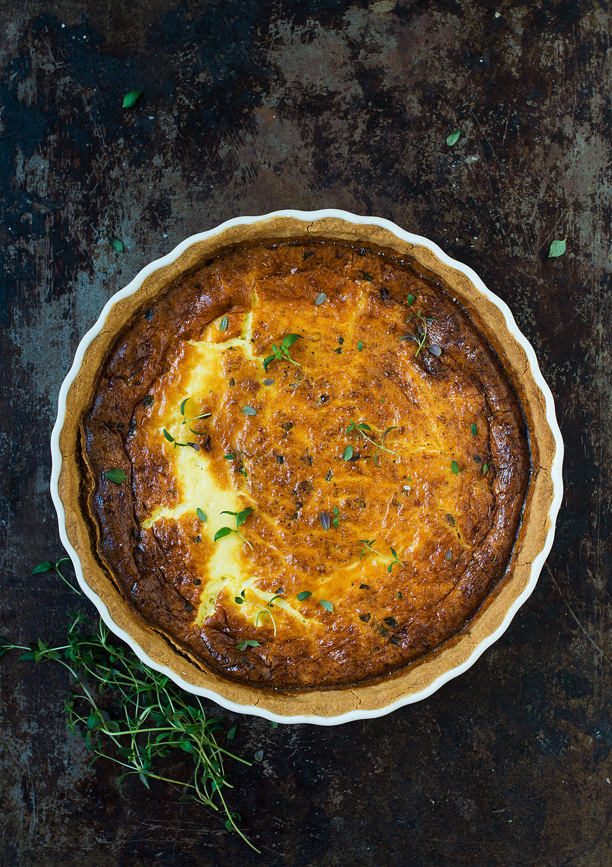 Opskrift: Bacontærte / Quiche lorraine | Frk. Kræsen