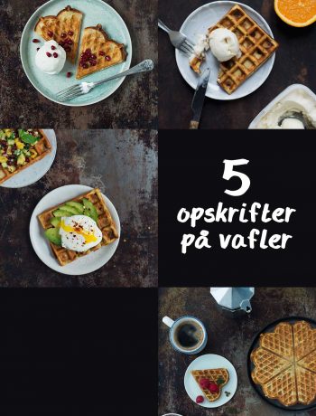 5 opskrifter med vafler | Frk. Kræsen