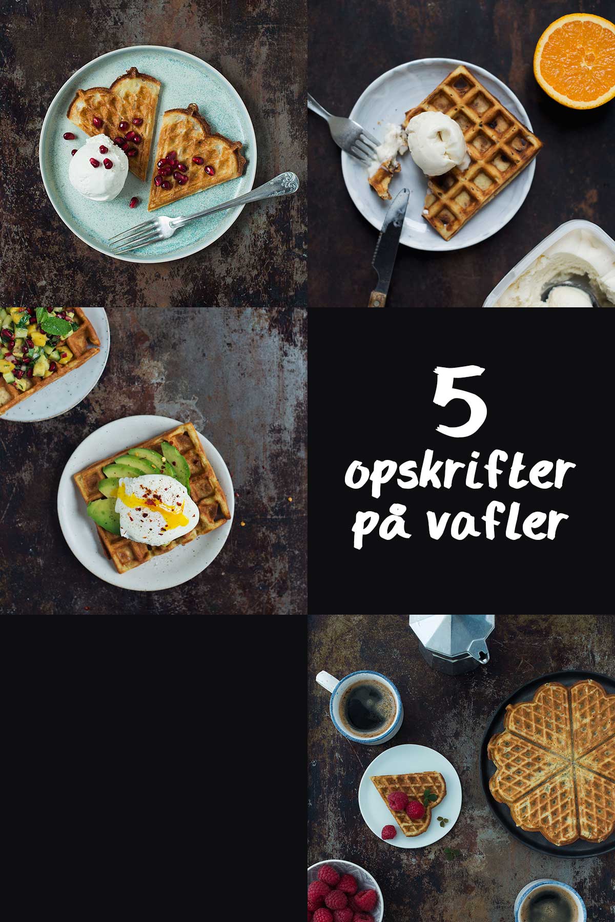 5 opskrifter med vafler | Frk. Kræsen